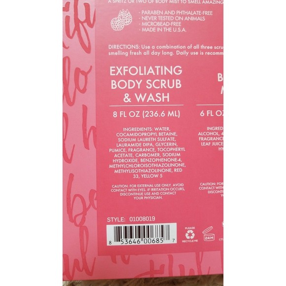 You Are Amazing Hello Beautiful Skin SUGAR PLUM BERRY 3 Piece Gift Set SEALED! - Picture 9 of 12